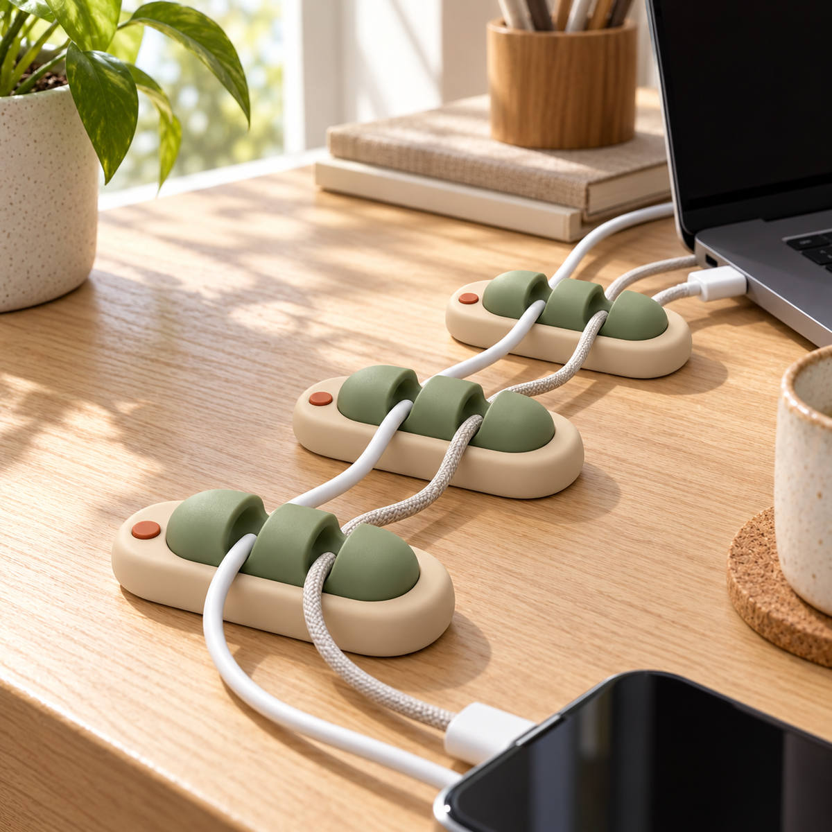Brookslot Three-Piece Cable Clip Set