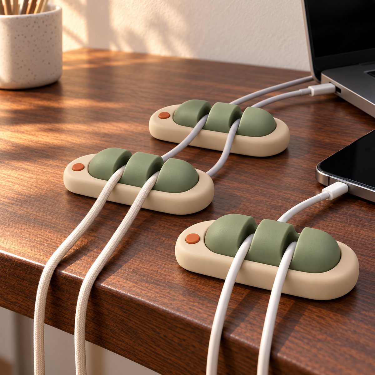 Brookslot Three-Piece Cable Clip Set