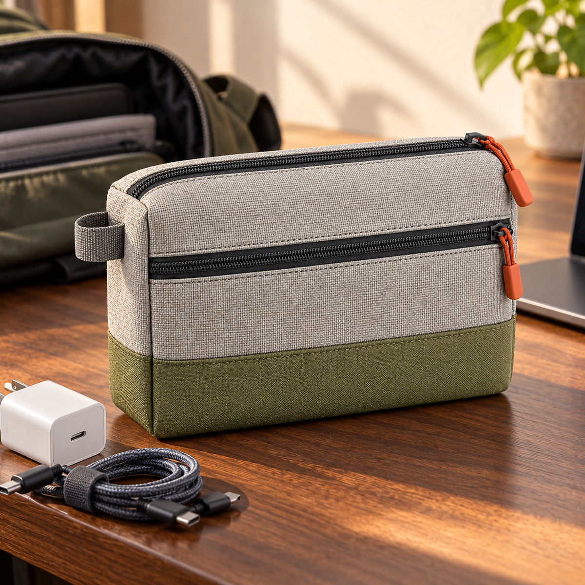 Layerpath Double-Zip Accessory Pouch