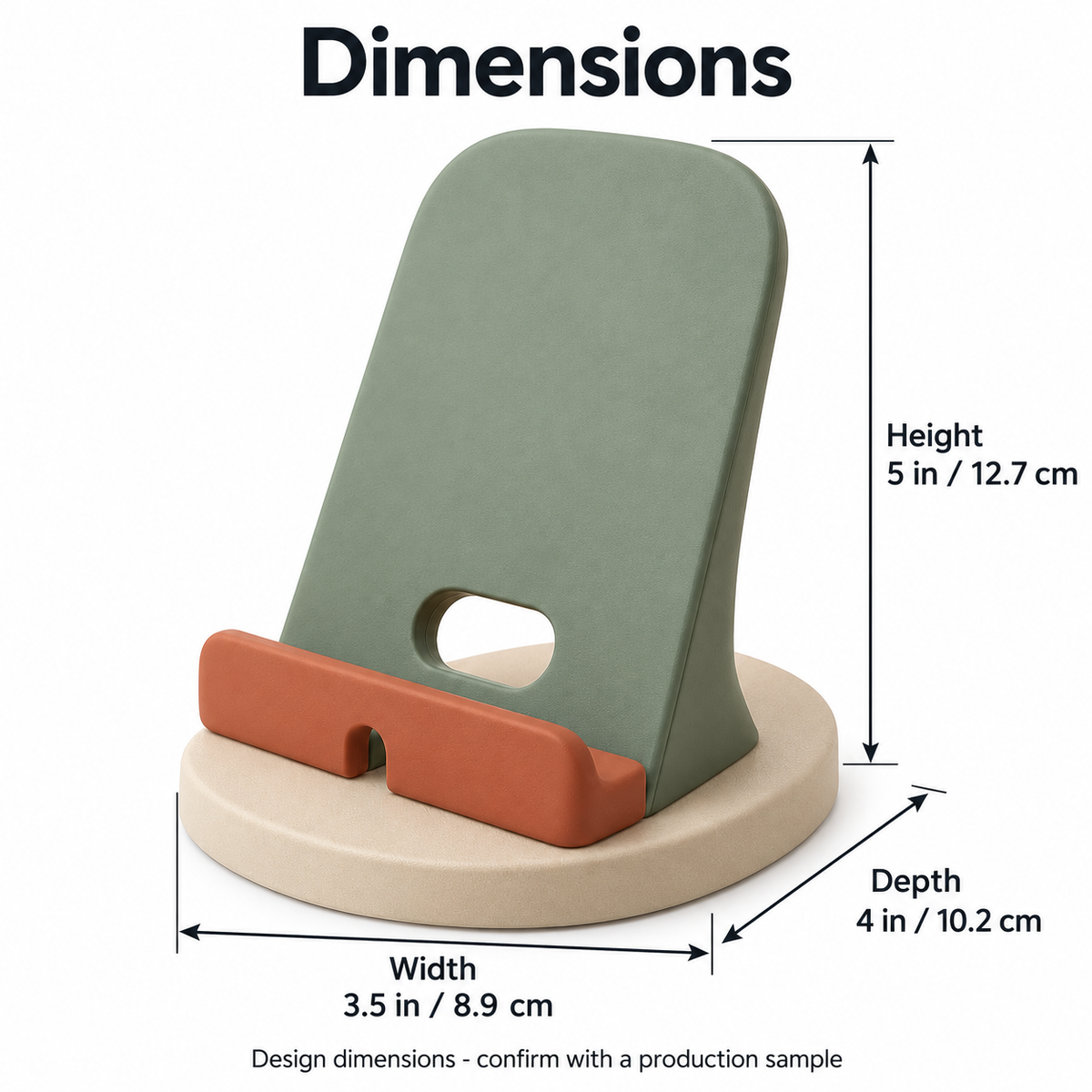 Arcgrove Fixed-Angle Phone Stand
