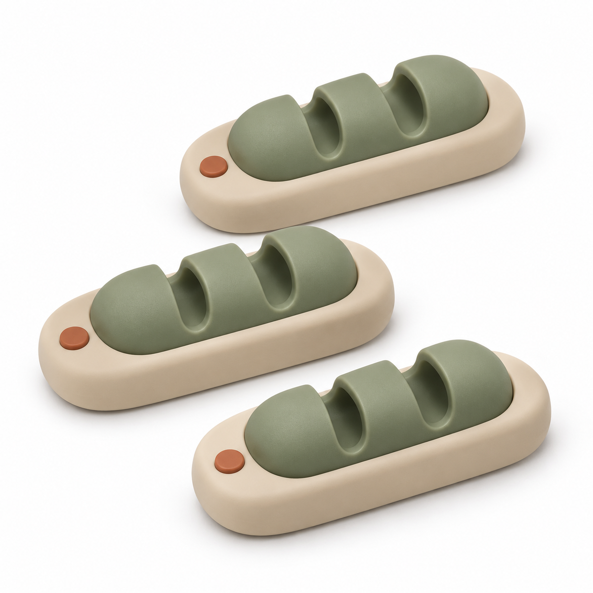 Brookslot Three-Piece Cable Clip Set