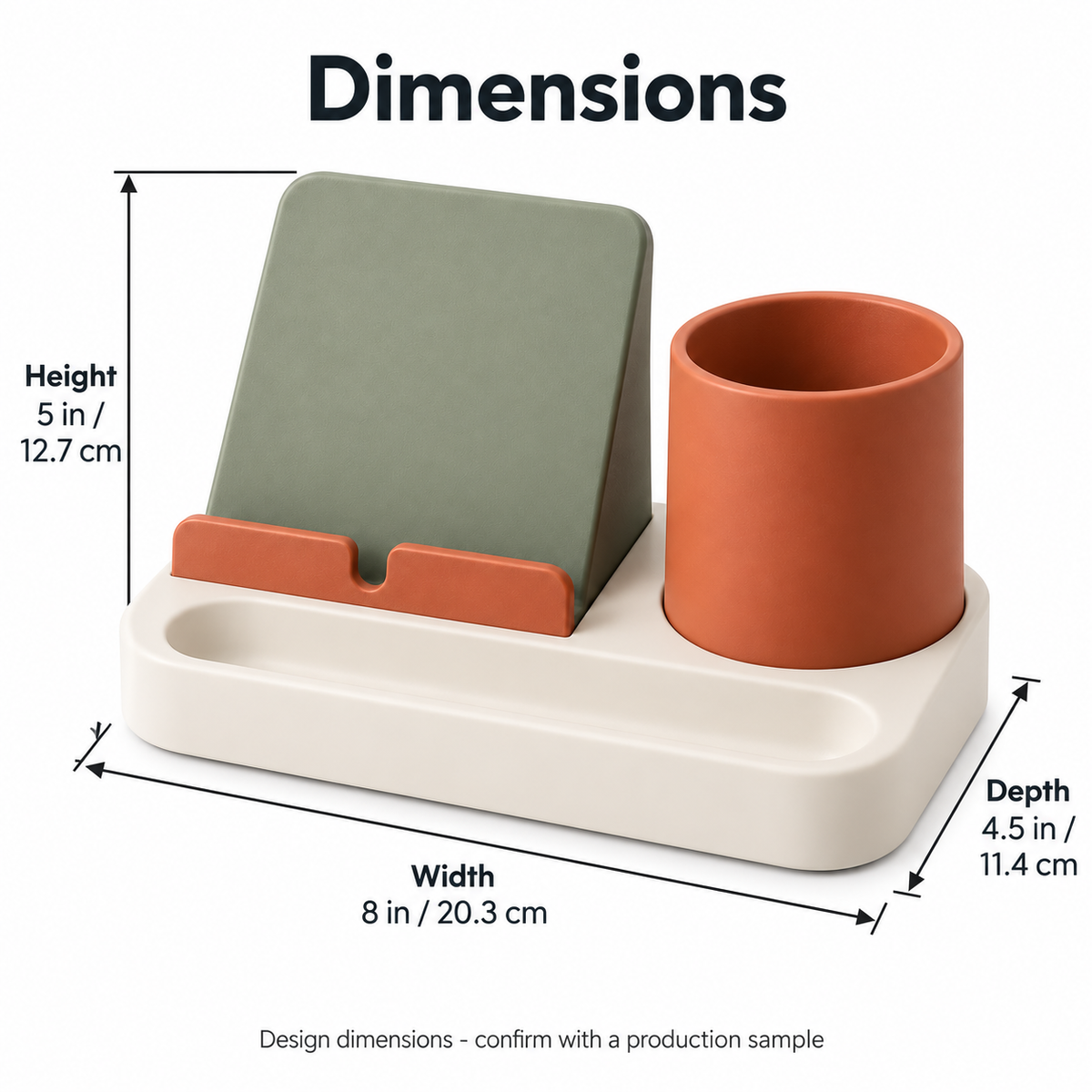 Cedarbay Phone and Pen Desk Dock