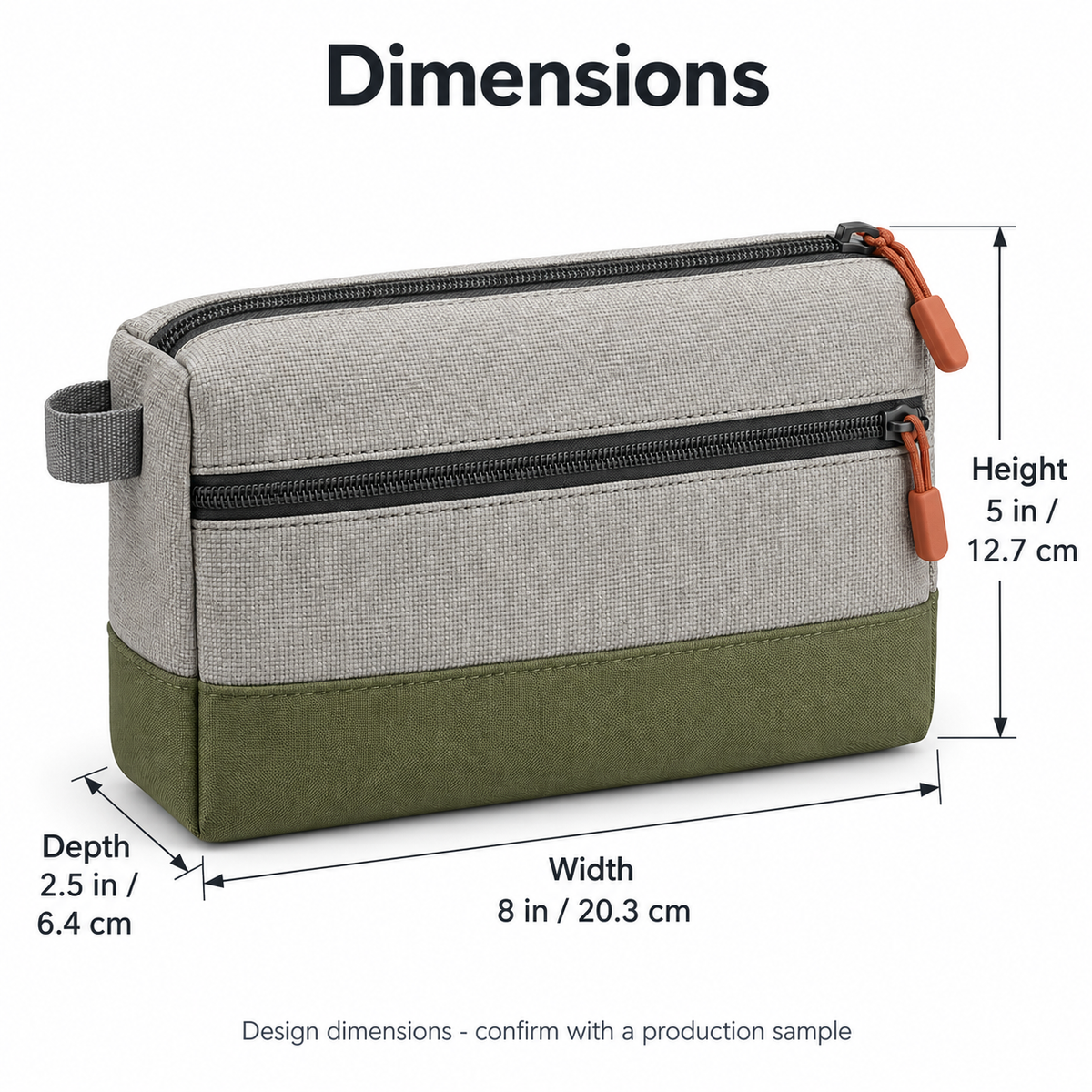 Layerpath Double-Zip Accessory Pouch