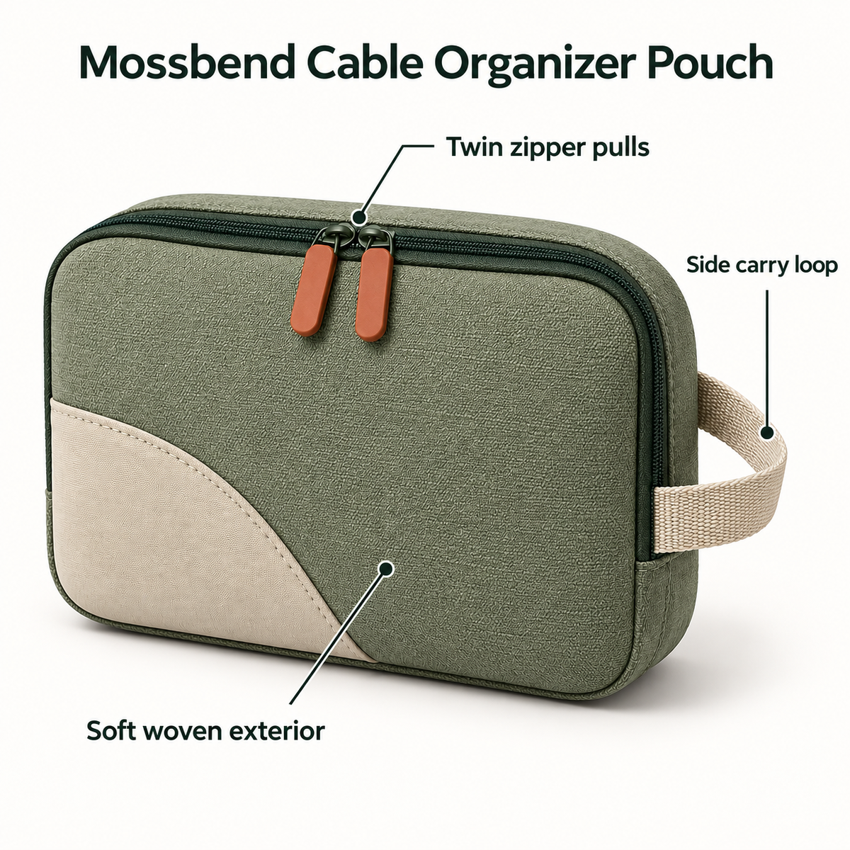 Mossbend Cable Organizer Pouch