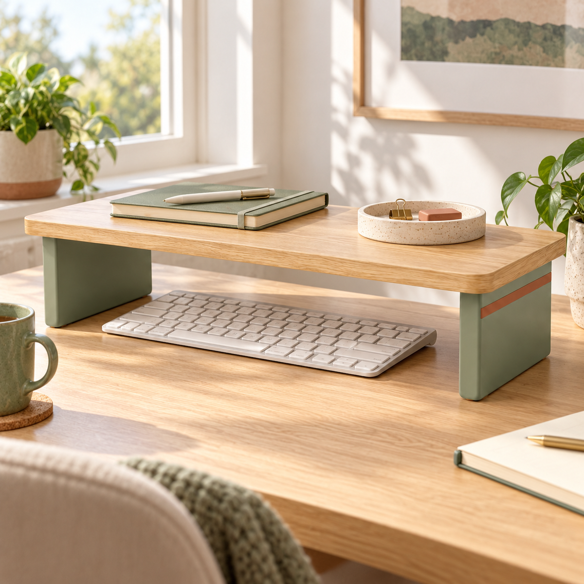 Oakledge Single-Tier Desk Shelf