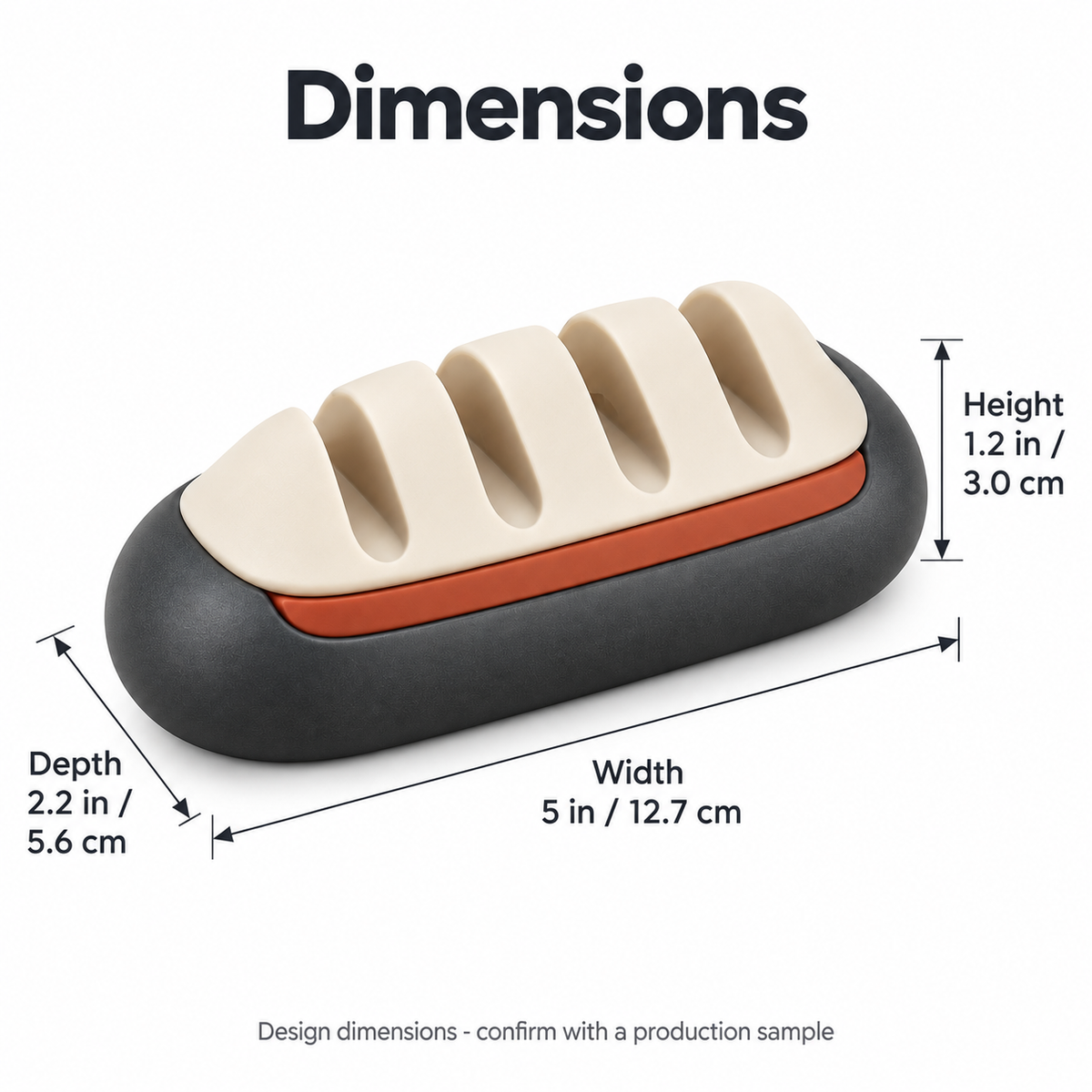 Pebbleline Desktop Cable Comb