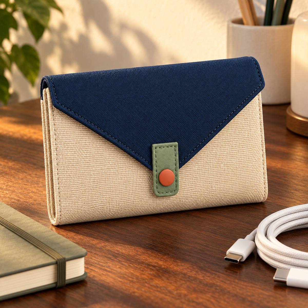 Sandfold Flat Cable Wallet