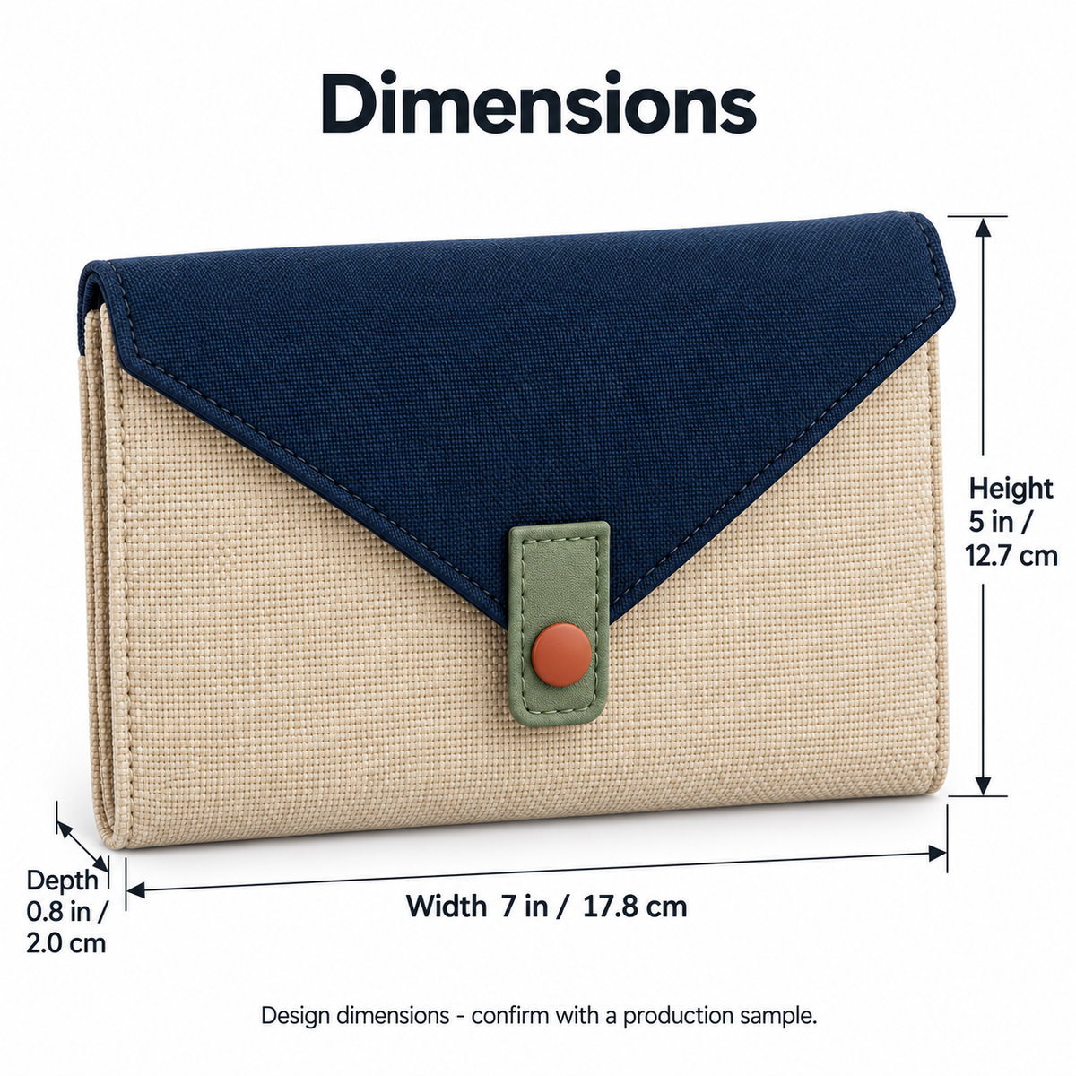 Sandfold Flat Cable Wallet