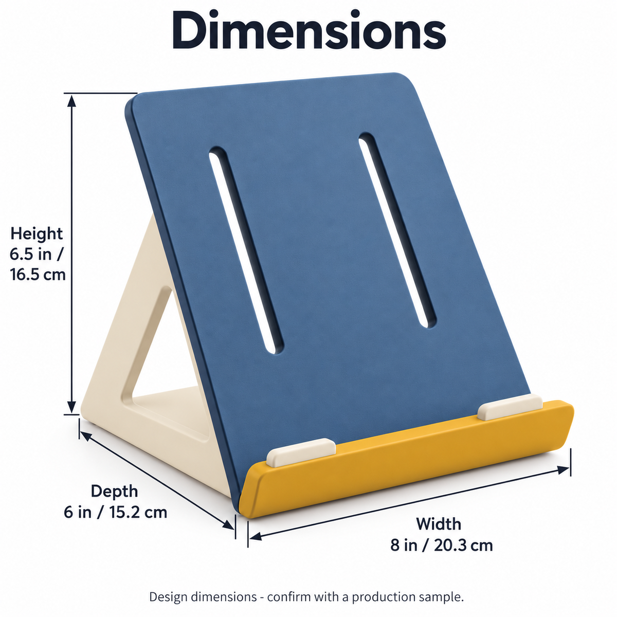 Slatemark A-Frame Tablet Stand